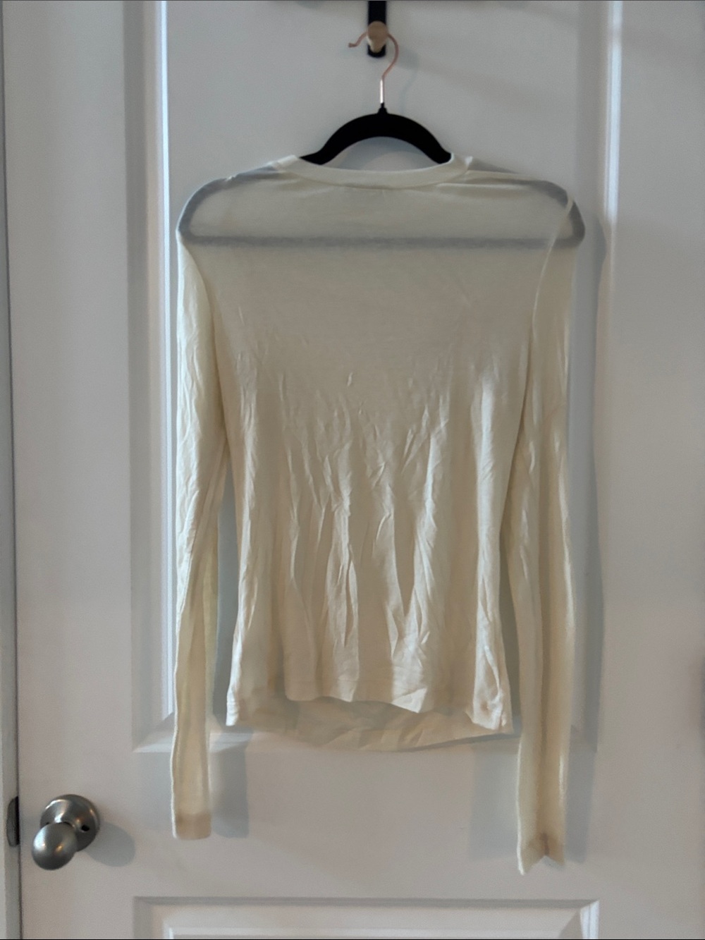 AGOLDE Lissa Twist Front Long Sleeve T-Shirt - Picture 6 of 6